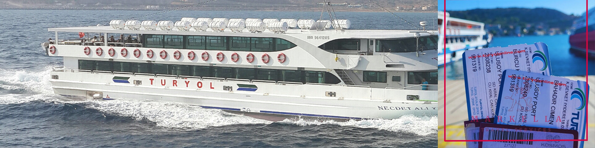 İzmir Aliağa Midilli adası feribot bileti Aliağa Midilli feribot bileti